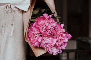 peonies bouquet