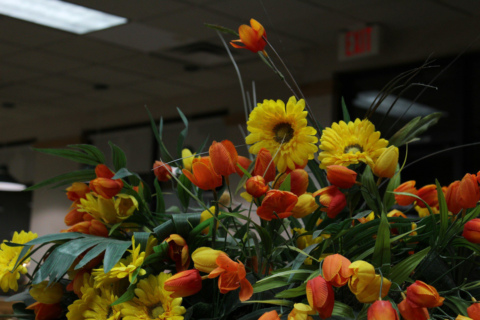corporate flower arrangement