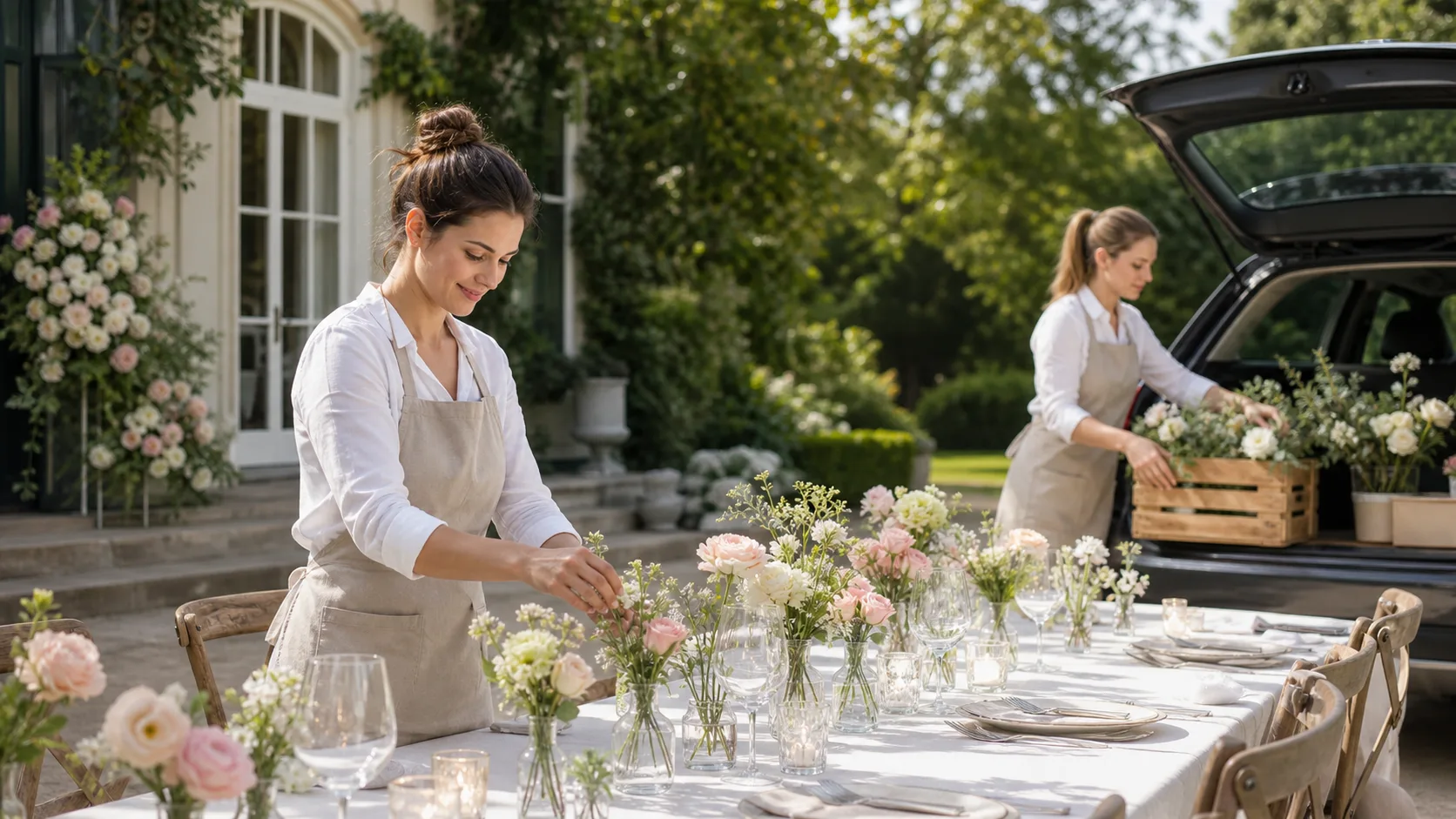 Surrey Micro-Wedding Florist Checklist: Bud Vases, Flips, Pickup vs. Install