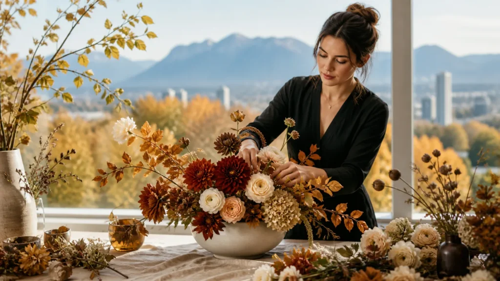 Wedding Flowers Vancouver Couples Overlook for Autumn Ceremonies